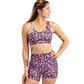 Biker Shorts // Pink + Purple Cheetah