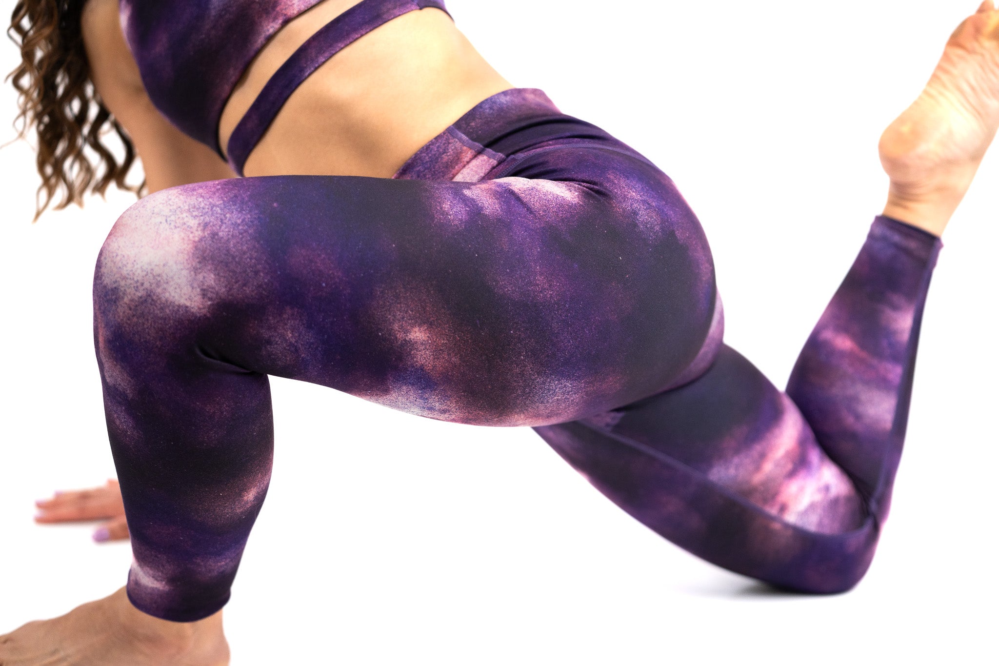 SmoothTech Leggings // Pink + Purple Galaxy