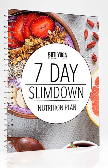 7-Day Slimdown Nutrition Plan - Buti Yoga