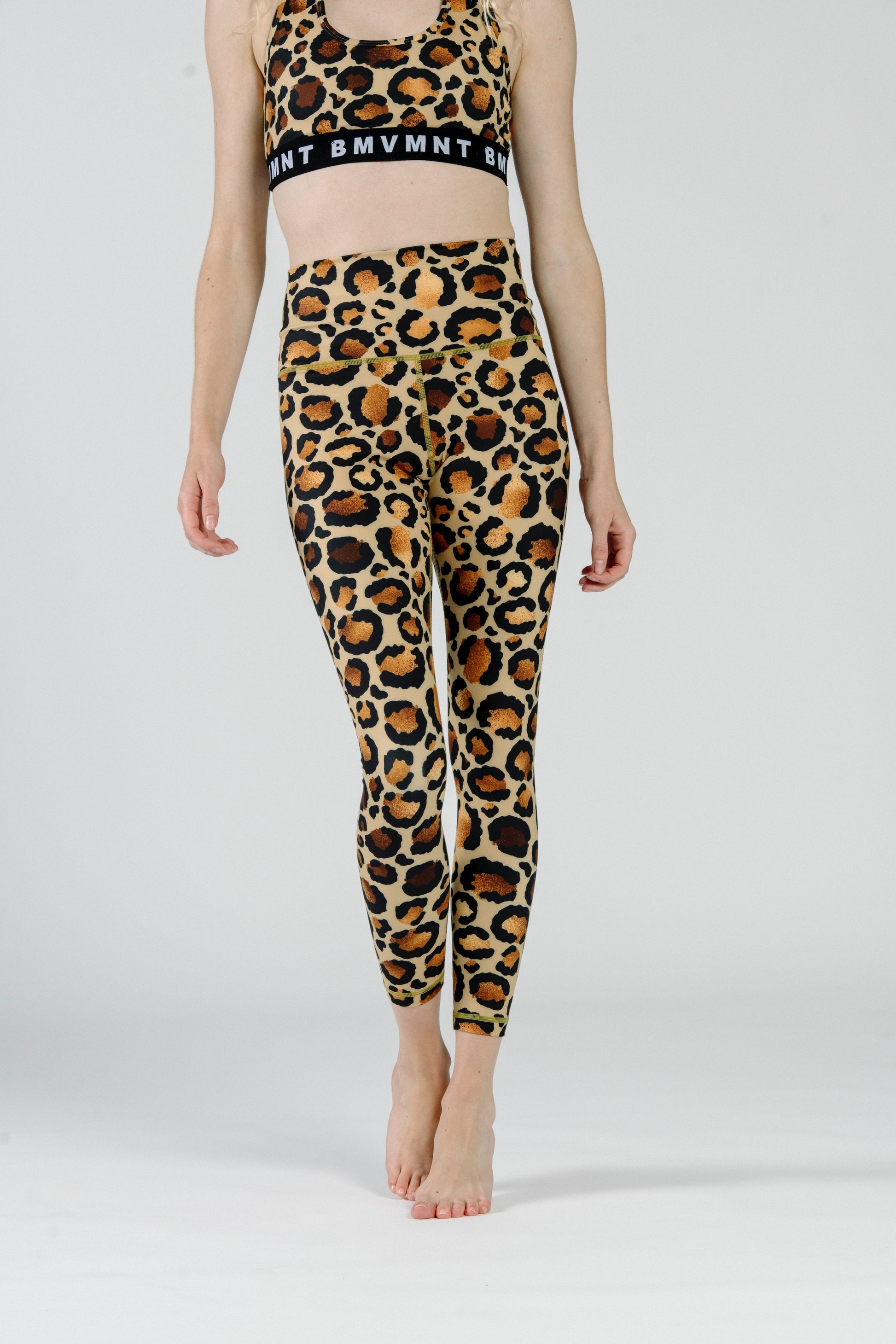 SmoothTech Leggings - Gold + Tan Leopard – Buti MVMNT